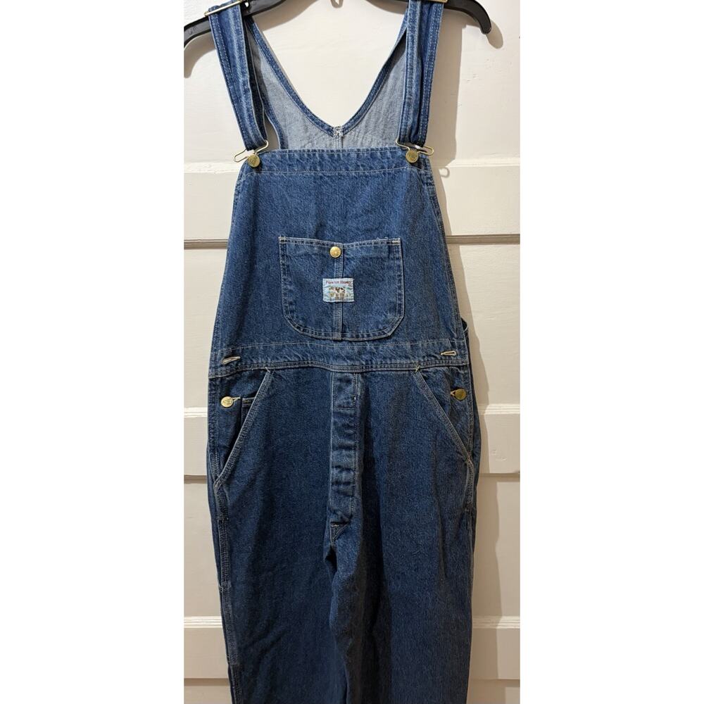 2) VINTAGE Pointer Brand Overalls Mens 32x33 Bib Cho… - Gem